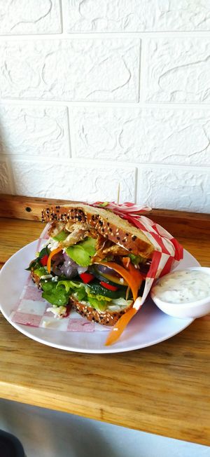 Sandwich at Mi Ensalada Isla Mujeres in Isla Mujeres