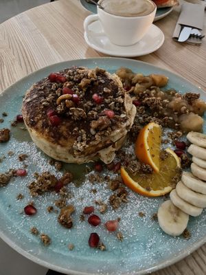 fluffy pancakes😄 at Good One Café in Hamburg