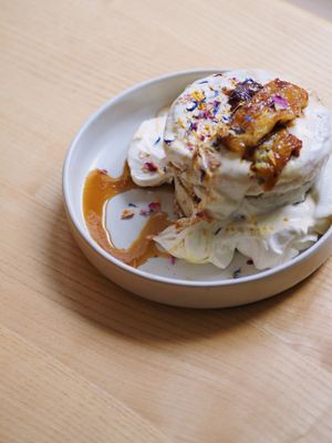 glutenfree pancakes   at Good One Café in Hamburg