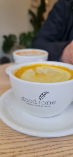 Golden Milk at Good One Café in Hamburg