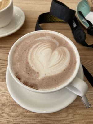 Hot chocolate 🍫   at Good One Café in Hamburg