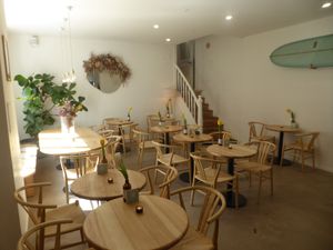 Good One Café internal seating at Good One Café in Hamburg