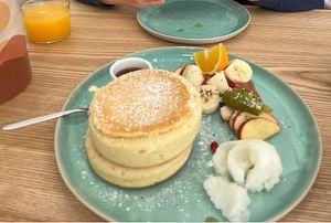 Pancakes  at Good One Café in Hamburg