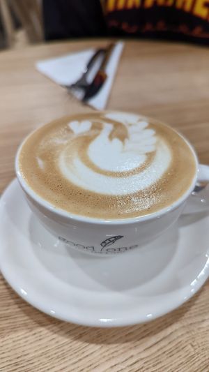 Cappuccino at Good One Café in Hamburg