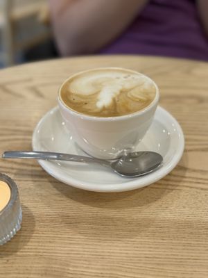 Flat white  at Good One Café in Hamburg