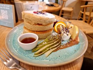 Pancakes at Good One Café in Hamburg