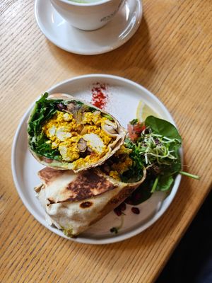 Wrap at Good One Café in Hamburg