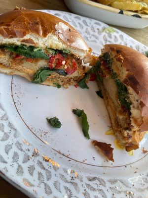 Terrible photo of delicious food  at Happys Bar & Street Food in Dublin