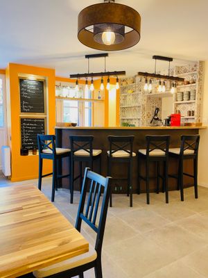 Tea House at Centre Ahimsa in Verrieres-le-buisson