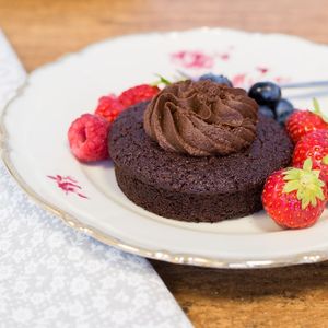 Chocolate cake at Natuurlijk! Charlotte in Hoensbroek