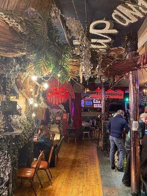 Interior at Really Happy Chicken at Vaulty Towers in South East London