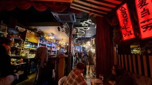 Inside at Really Happy Chicken at Vaulty Towers in South East London