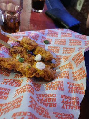 Chicken wings at Really Happy Chicken at Vaulty Towers in South East London