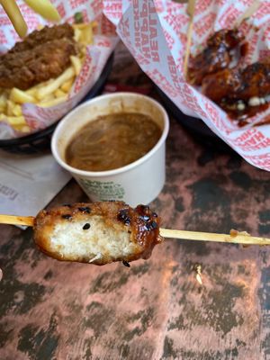   at Really Happy Chicken at Vaulty Towers in South East London