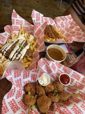   at Really Happy Chicken at Vaulty Towers in South East London