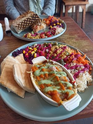 Colourful at Jack the Falafel in Bristol