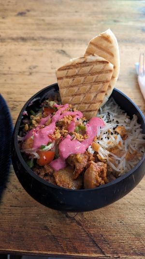 Jackfruit curry at Jack the Falafel in Bristol
