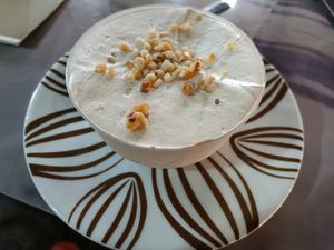 Hazelnuts icy mousse at Romeo Peluso in Pompei