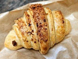 Nougat croissant at Schwarzbrot OG in Vienna