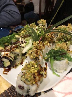 Rolls Misti at Sushi House in Rome