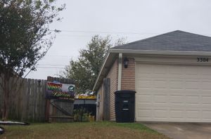 Go through the gate to the backyard! at Vibez Kitchen in Killeen