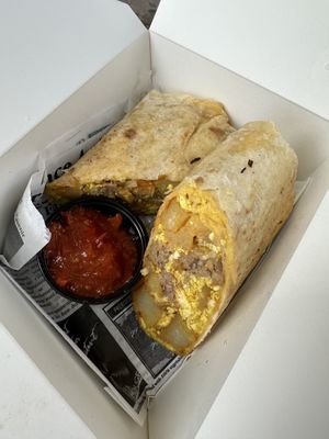 Vegan Burrito  at FeelLove Coffee in Loveland