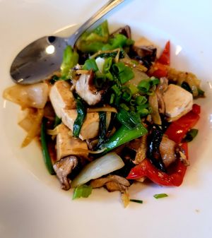 Ginger Shiitake at Charm Thai Bistro in Oakland