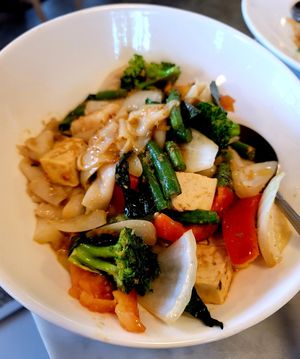 Pad Ke Mao at Charm Thai Bistro in Oakland