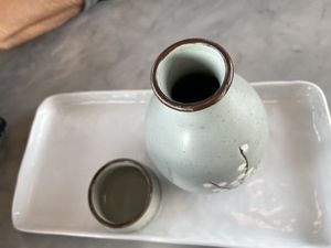 House hot saki   at Charm Thai Bistro in Oakland