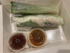 garden/fresh rolls  at Charm Thai Bistro in Oakland