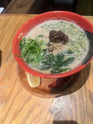 Impossible veg ramen 🍜   at Waraku in San Francisco