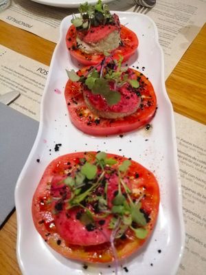 Ensalada de tomate de la huerta at Copenhagen in Valencia