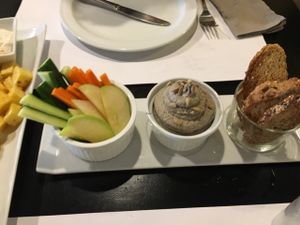 paté of sunflower seeds, sooo good at Copenhagen in Valencia