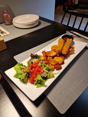 Kids quorn chicken nuggets at Copenhagen in Valencia