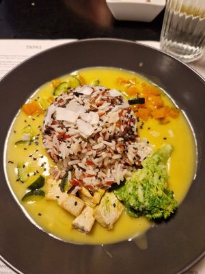 Green curry at Copenhagen in Valencia