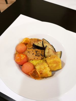 Indian Curry with tofu and aubergine at Copenhagen in Valencia