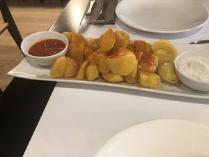 Patatas bravas  at Copenhagen in Valencia