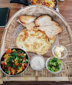 Breakfast at The Nuga House Cafe in Ahangama