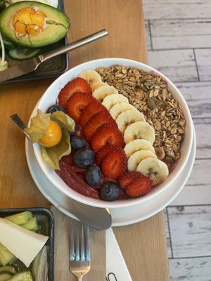 Açai bowl  at Dükkan Galata in Istanbul