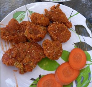 Alitas en salsa búfalo at Sokko Happy Food in Heredia