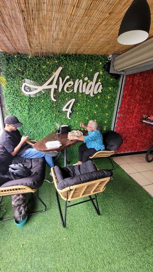 cute lil patio at Sokko Happy Food in Heredia