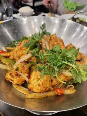 Dry pot style tofu  at Dim Sum House By Jane G's in Philadelphia