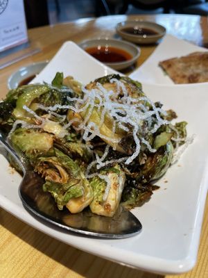 Sesame soy Brussel sprouts   at Dim Sum House By Jane G's in Philadelphia