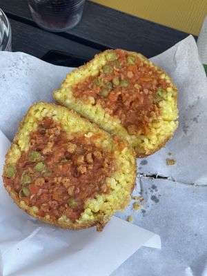 Vegan Arancino   at Matteotti Café in Palermo