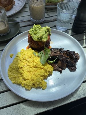 Vegan hash stack  at Yeah Nah Yeah Adl in Torrens Park