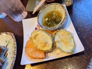 Tempura veggie appetizer, small plate at Tokyo Sushi in Reno
