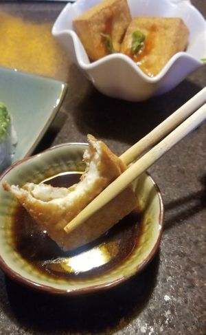 Agedashi tofu at Tokyo Sushi in Reno