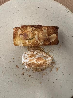 Polenta cake at Moxie in Hong Kong Island