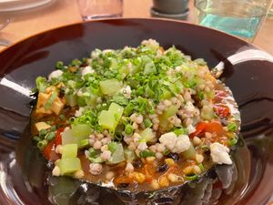 Three grain mapo tofu at Moxie in Hong Kong Island