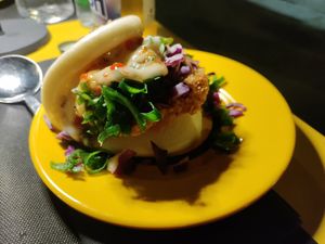 Tofu bao €8 at Panda in Catania